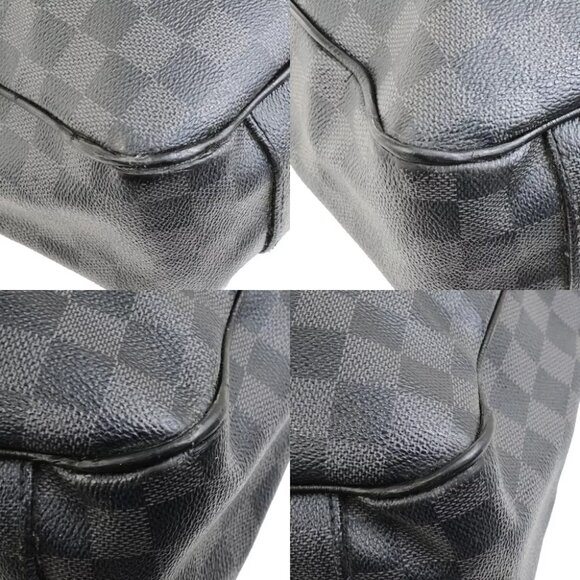 LOUIS VUITTON Tadao 2Way Shoulder Hand Bag Damier Graphite BK N51192 10ED499 - Picture 8 of 16
